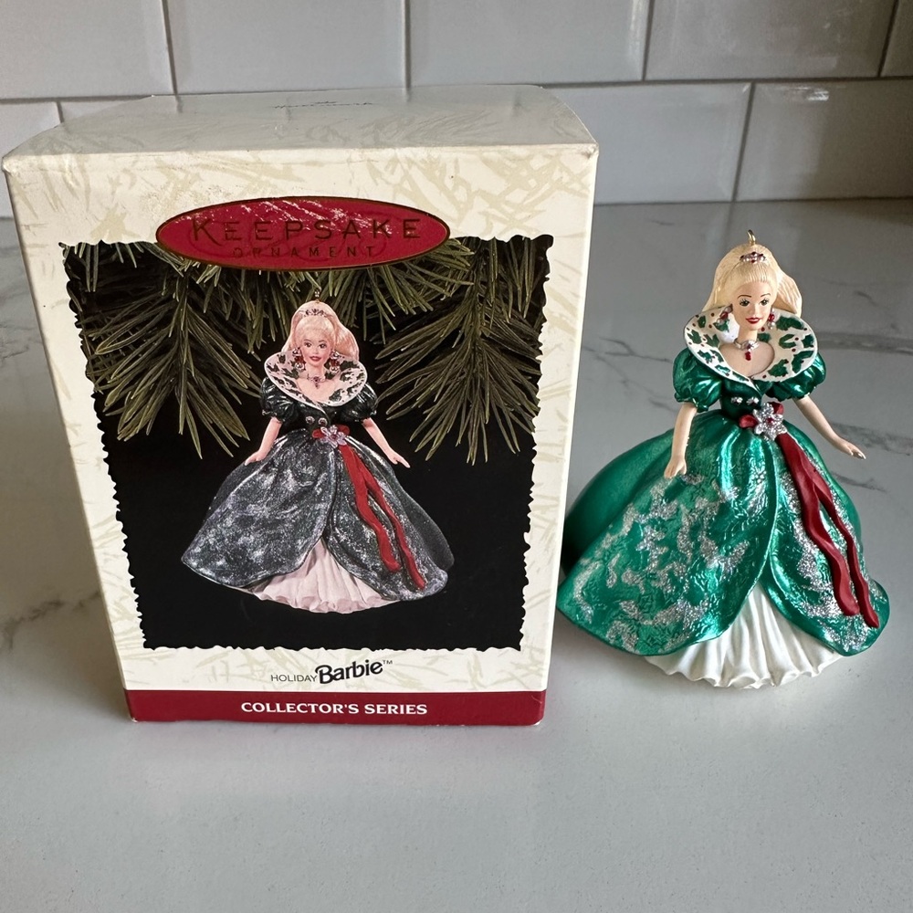 Hallmark 1995 Holiday Barbie Ornament